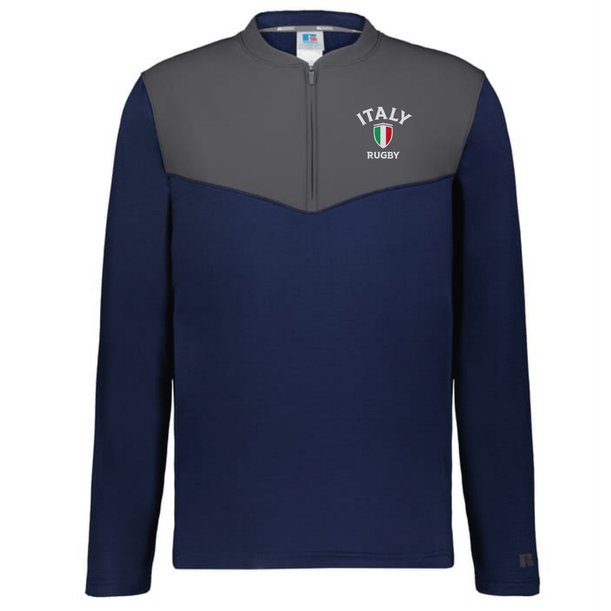Nations of Rugby Italy Sideline Grid 1/4 Zip Pullover