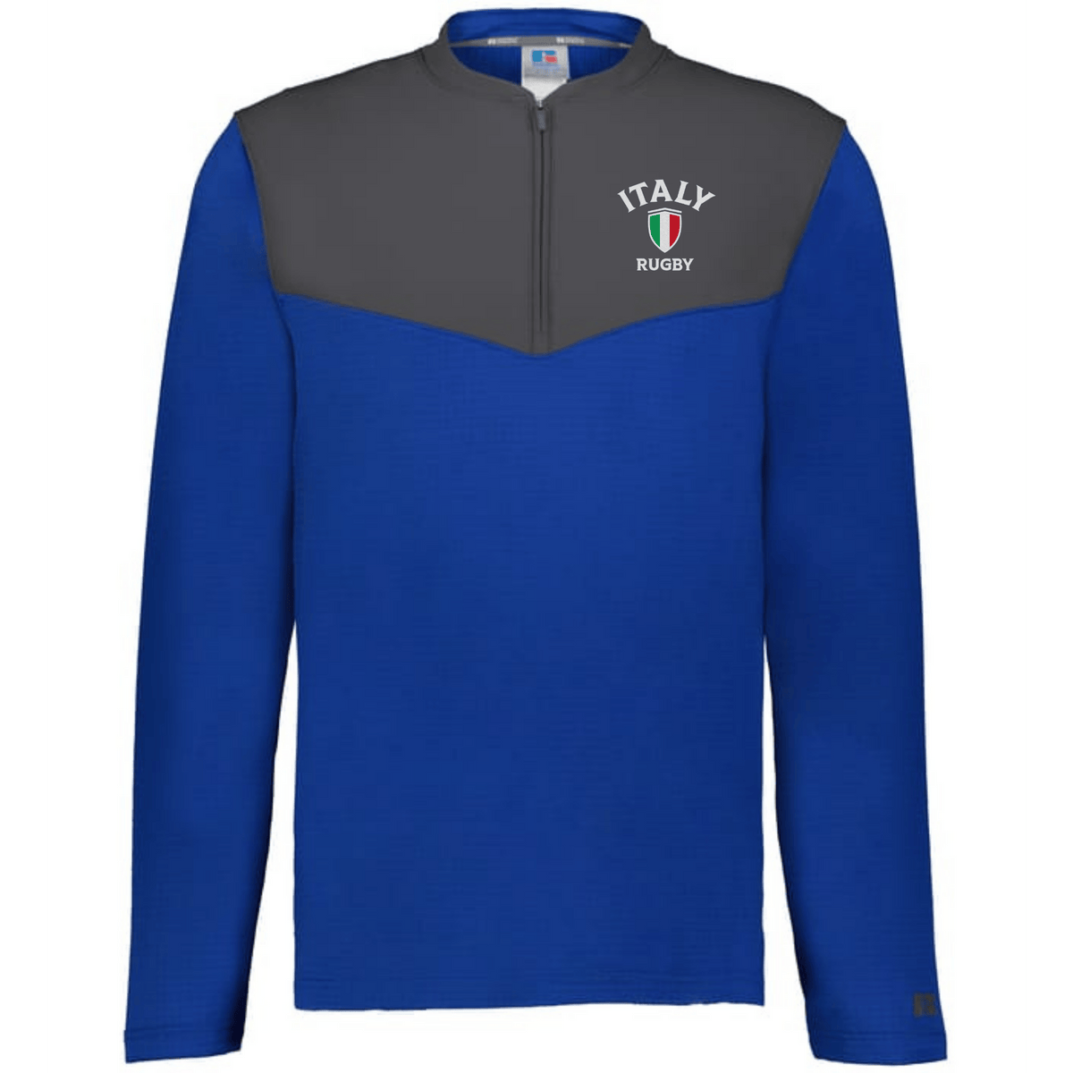 Nations of Rugby Italy Sideline Grid 1/4 Zip Pullover
