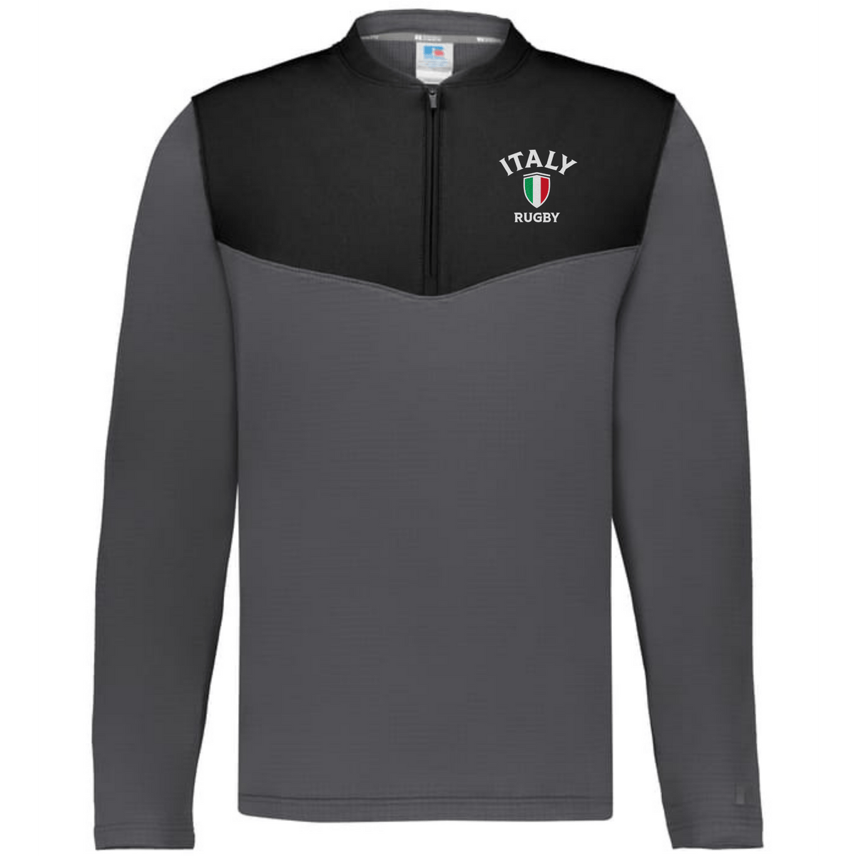 Nations of Rugby Italy Sideline Grid 1/4 Zip Pullover