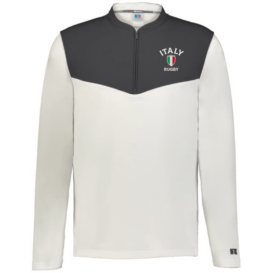 Nations of Rugby Italy Sideline Grid 1/4 Zip Pullover