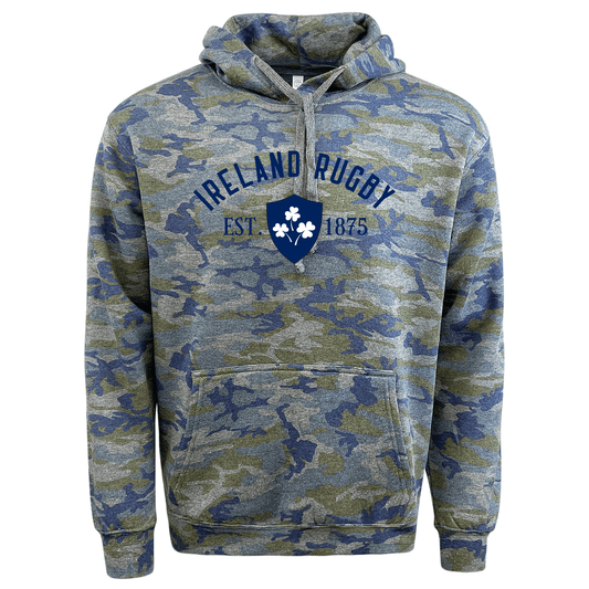 Ireland Rugby Est 1875 Camo Hoodie