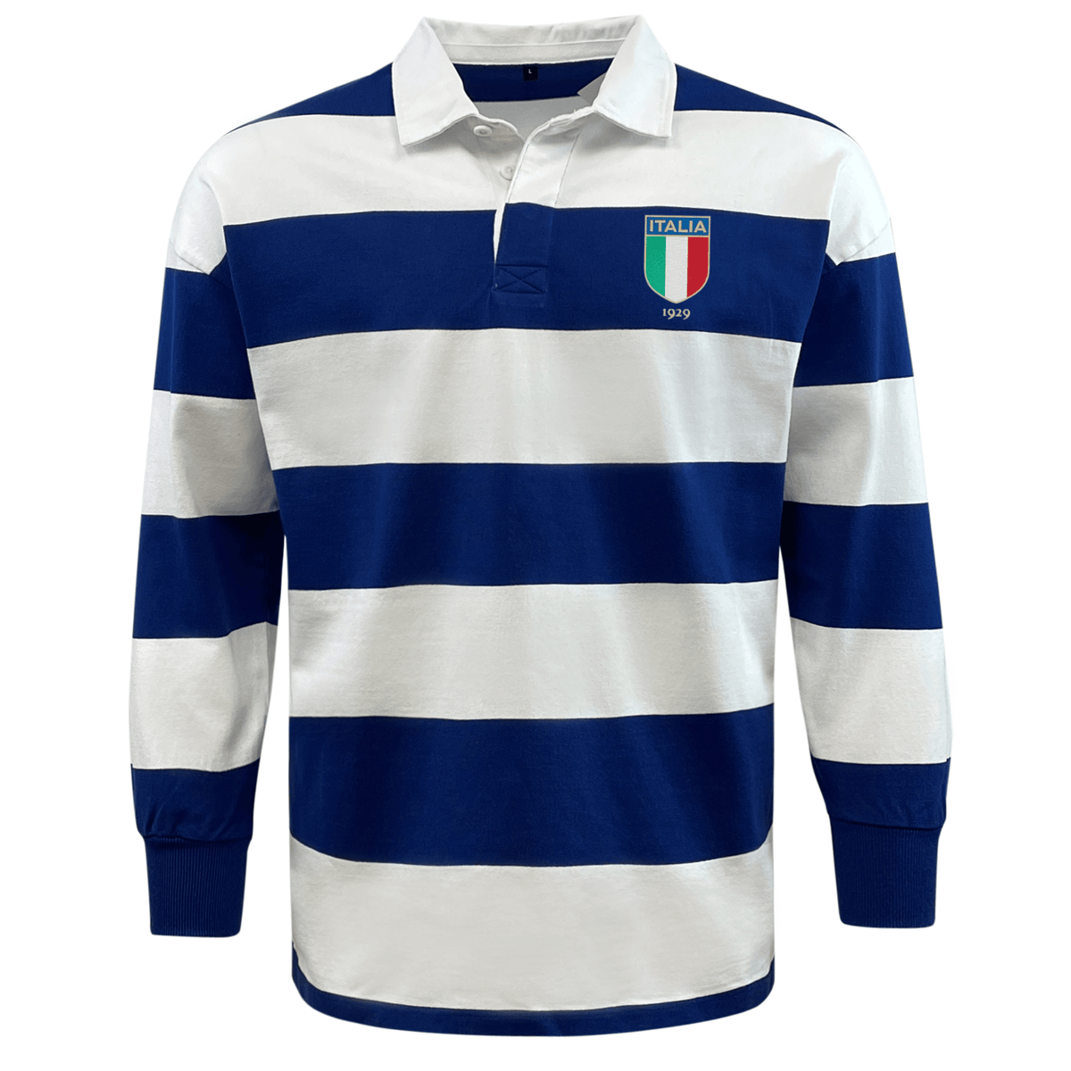 Nations of Rugby Italy Vintage Hooped Classic Jersey