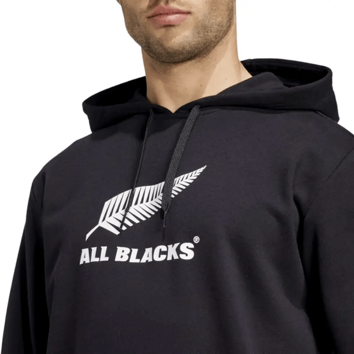 All Blacks Logo Hoodie by adidas