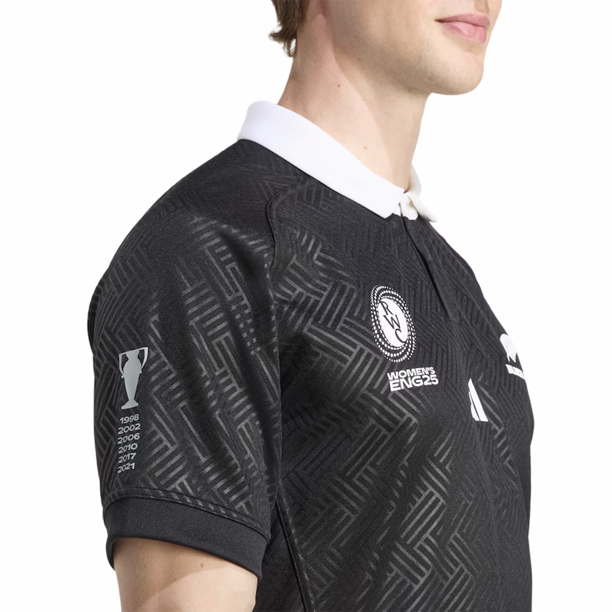 Black Ferns WRWC25 Replica Home Jersey by adidas