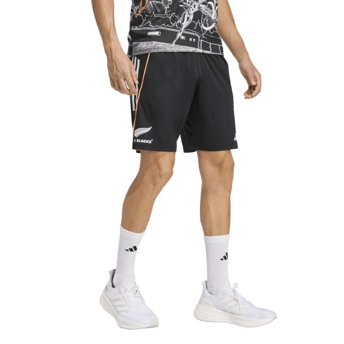 All Blacks 26/27 Marvel Performance Gym Shorts by adidas