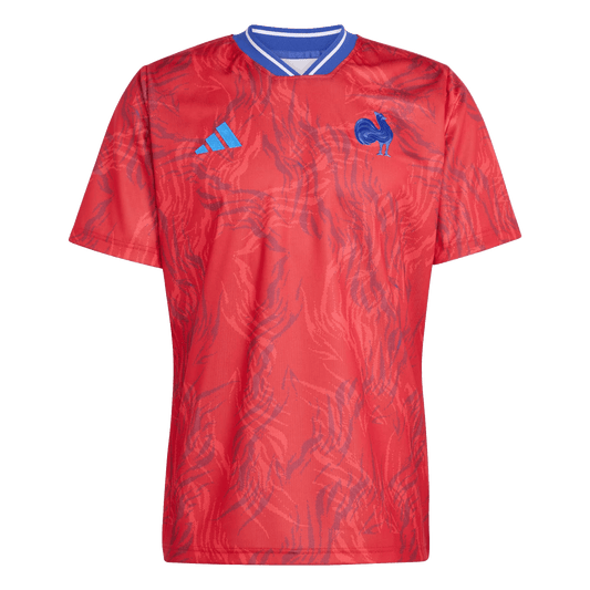 France Rugby Prematch Jersey by adidas
