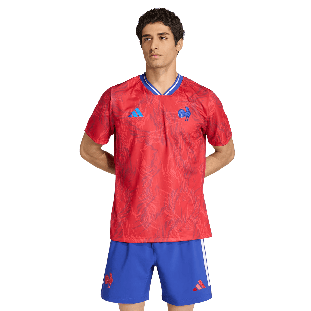 France Rugby Prematch Jersey by adidas