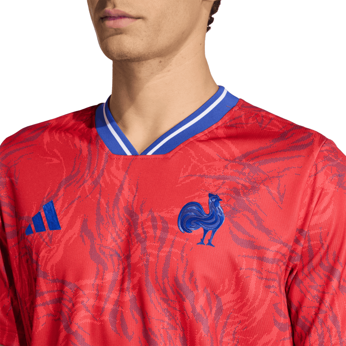 France Rugby Prematch Jersey by adidas