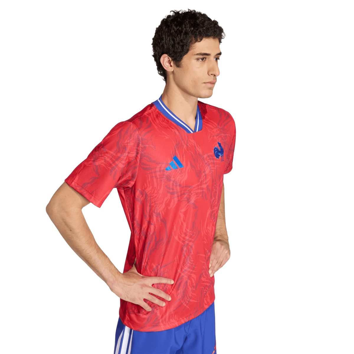 France Rugby Prematch Jersey by adidas