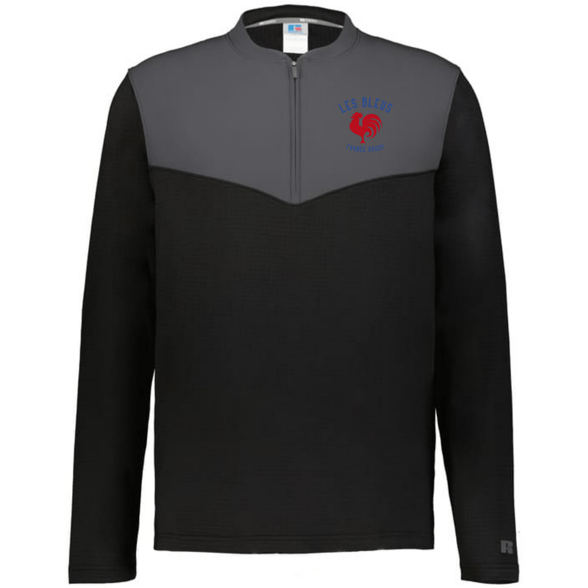 Nations of Rugby Les Bleus Sideline Grid 1/4 Zip Pullover