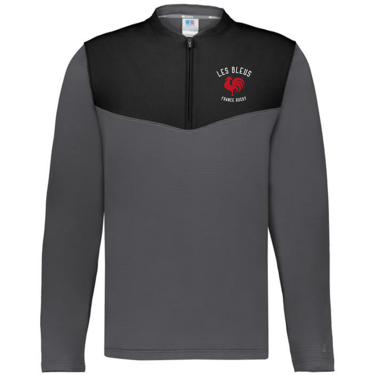 Nations of Rugby Les Bleus Sideline Grid 1/4 Zip Pullover