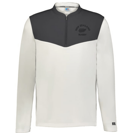 Nations of Rugby New Zealand Sideline Grid 1/4 Zip Pullover