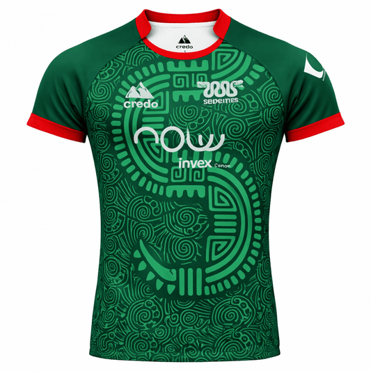 Las Serpientes Mexico Rugby Replica Jersey by Credo Rugby
