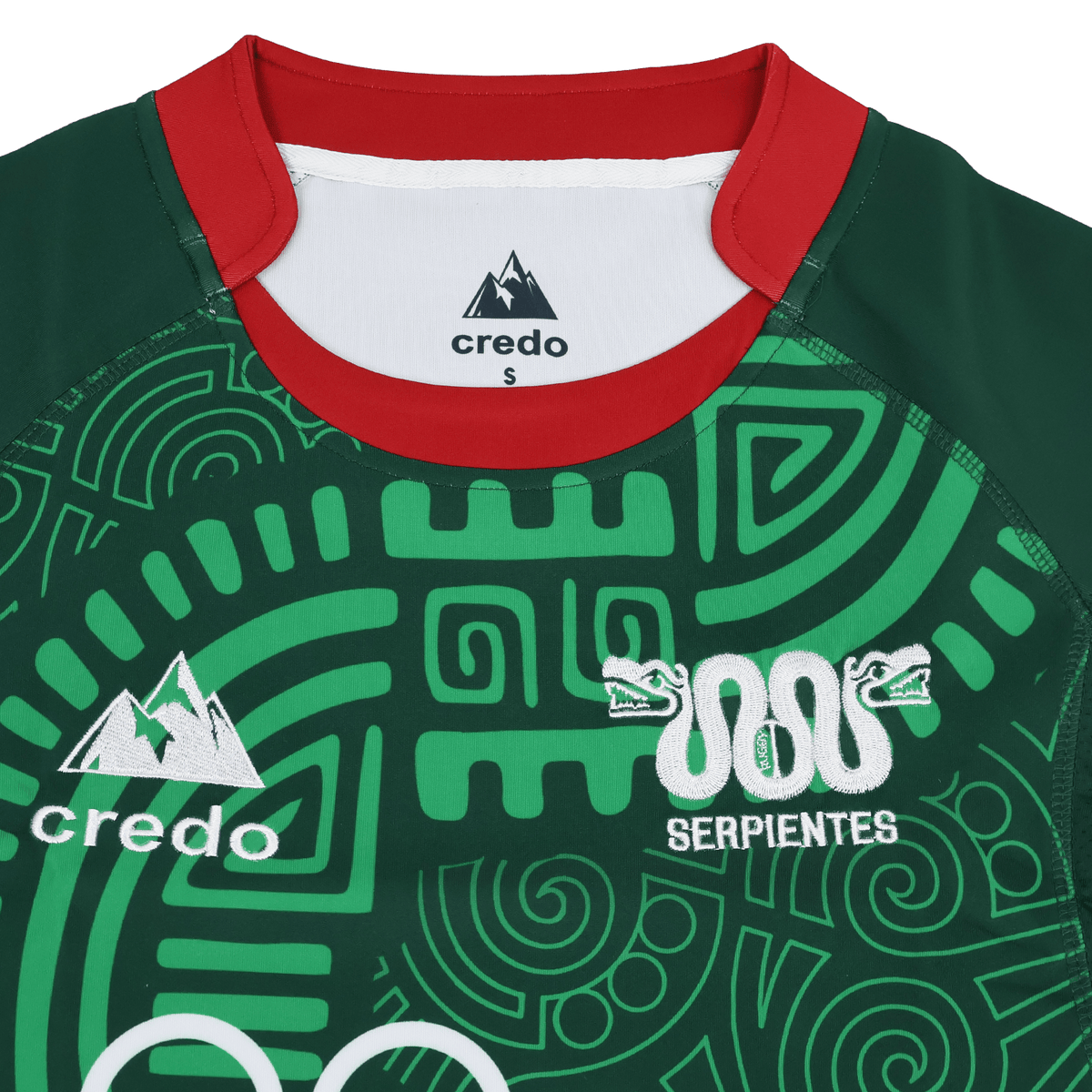 Las Serpientes Mexico Rugby Replica Jersey by Credo Rugby