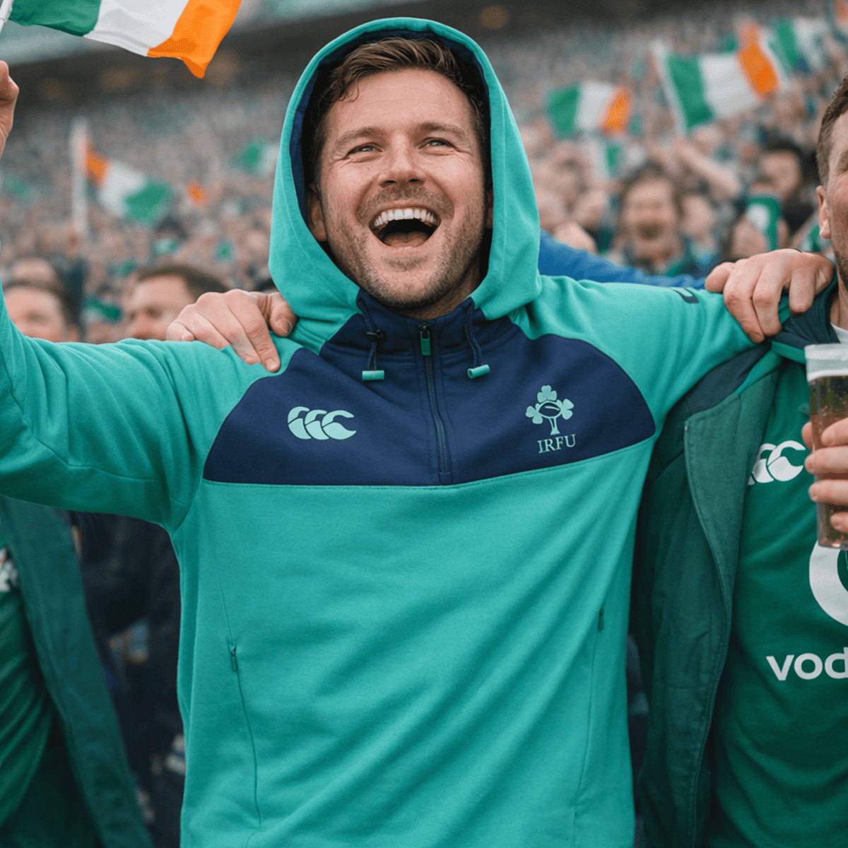 Ireland 26/27 Summer Tour Training Hoodie by Canterbury