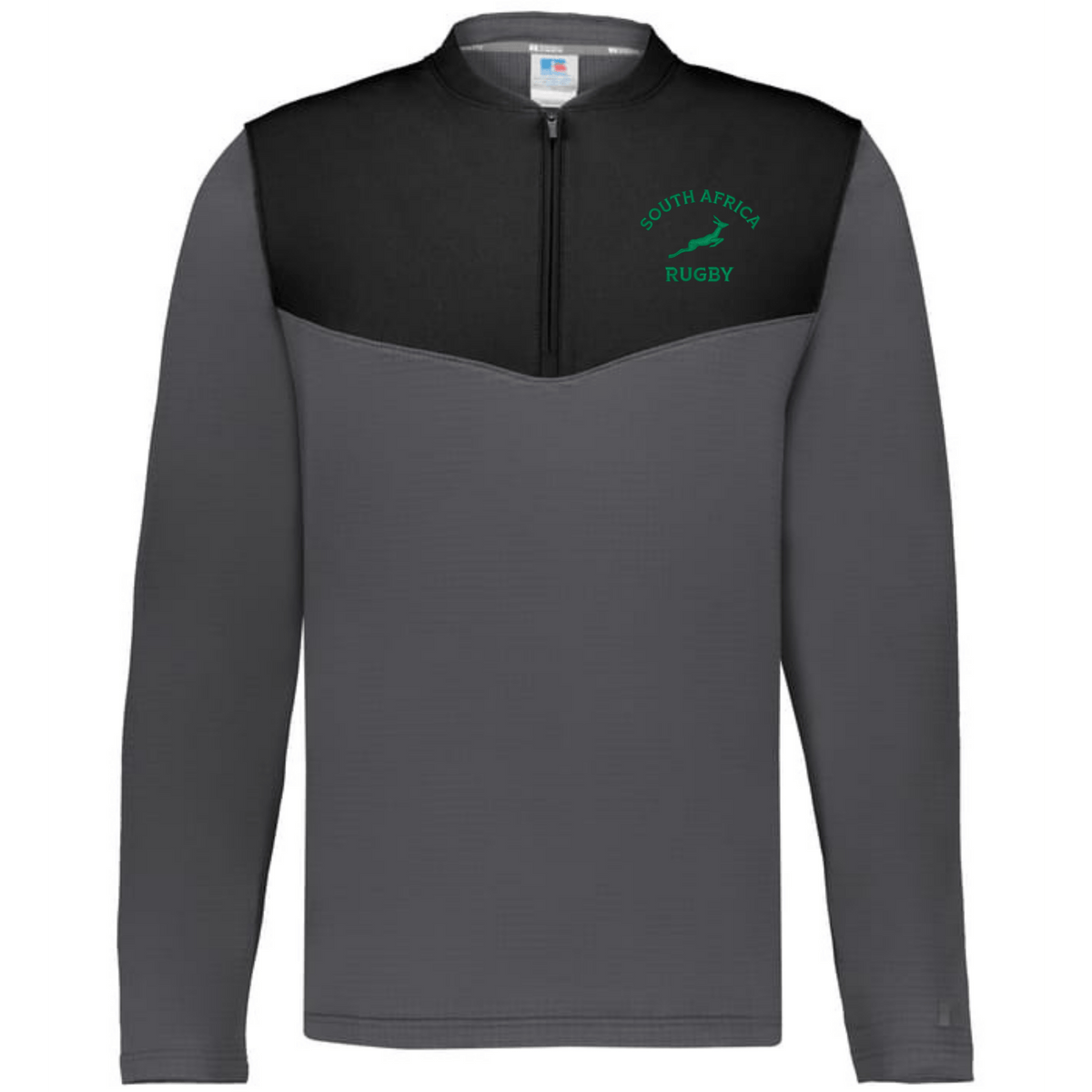Nations of Rugby South Africa Sideline Grid 1/4 Zip Pullover