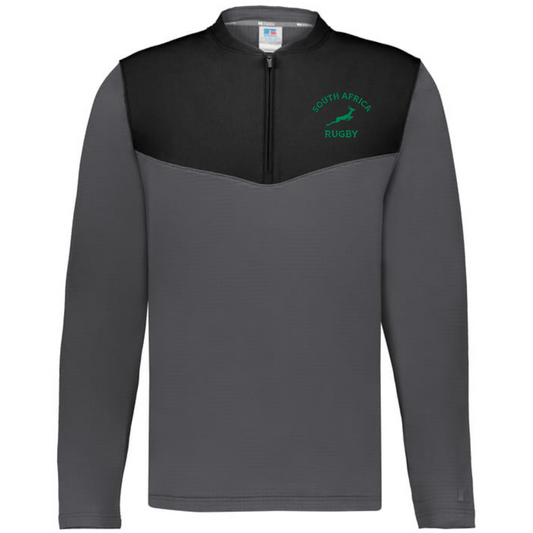 Nations of Rugby South Africa Sideline Grid 1/4 Zip Pullover