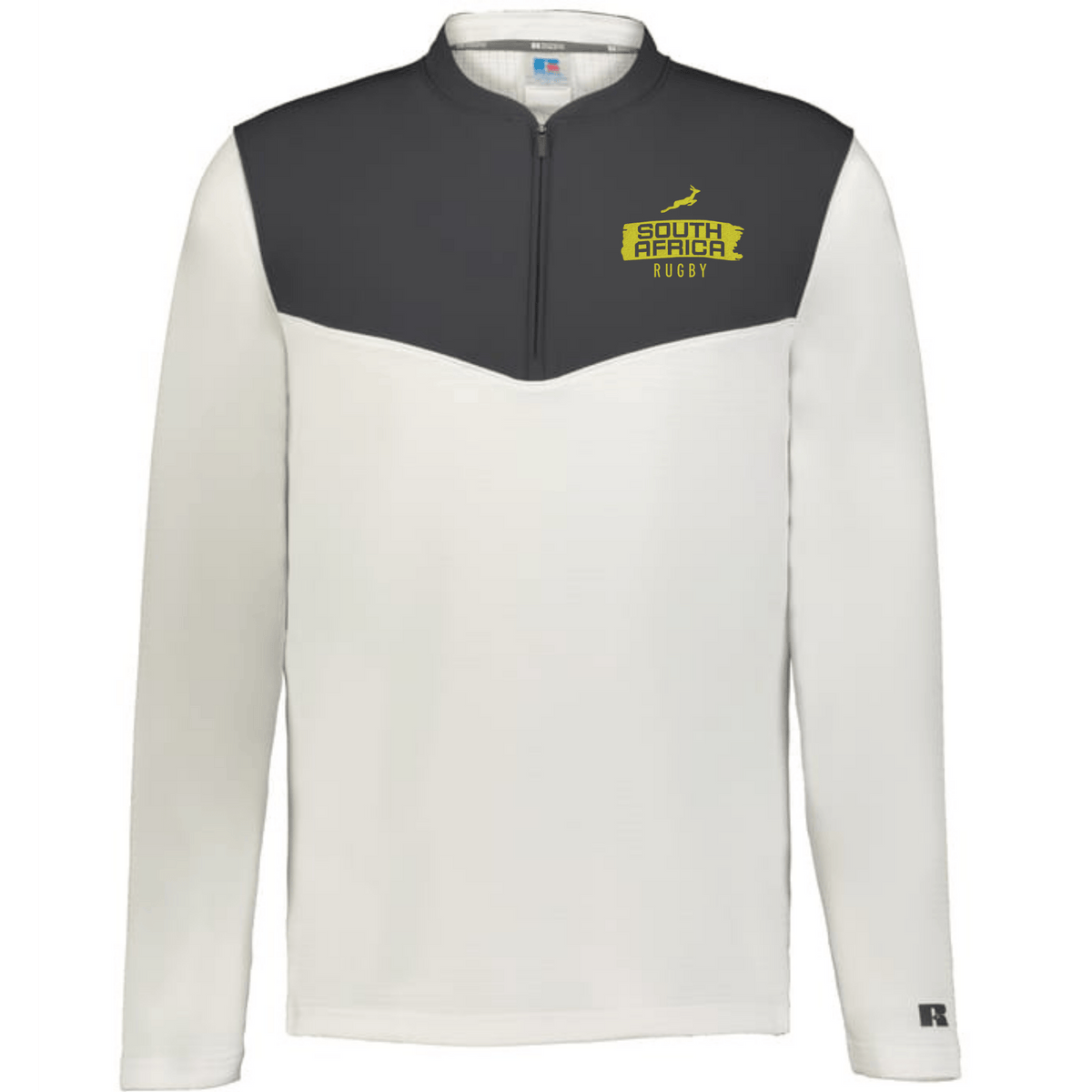Nations of Rugby South Africa Swoosh Sideline Grid 1/4 Zip Pullover