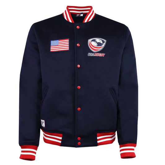 USA Rugby Varsity Wool Jacket