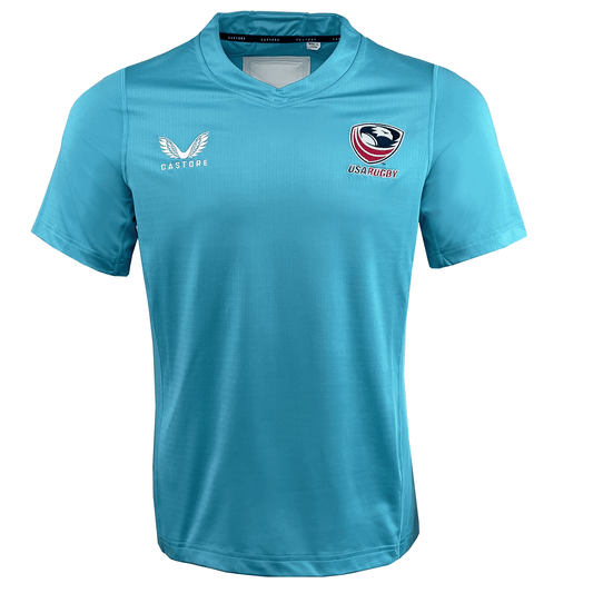 Women's USA Rugby 24/25 Pro Training Jersey by Castore - Blue