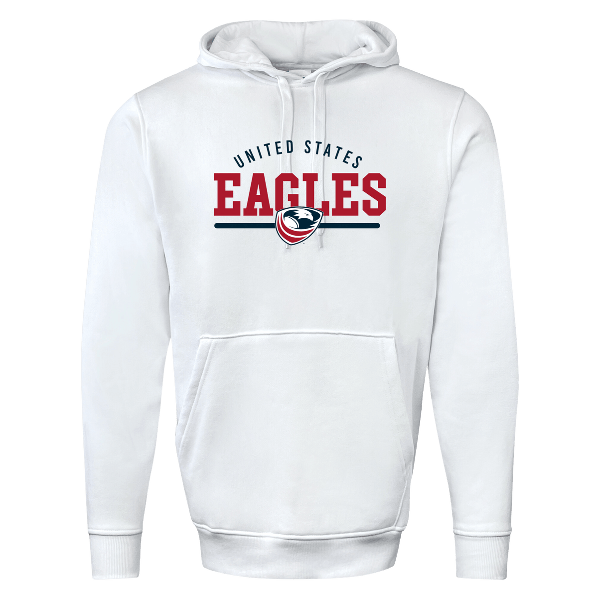 USA Rugby Wordmark 60/40 Pullover Hoodie 24