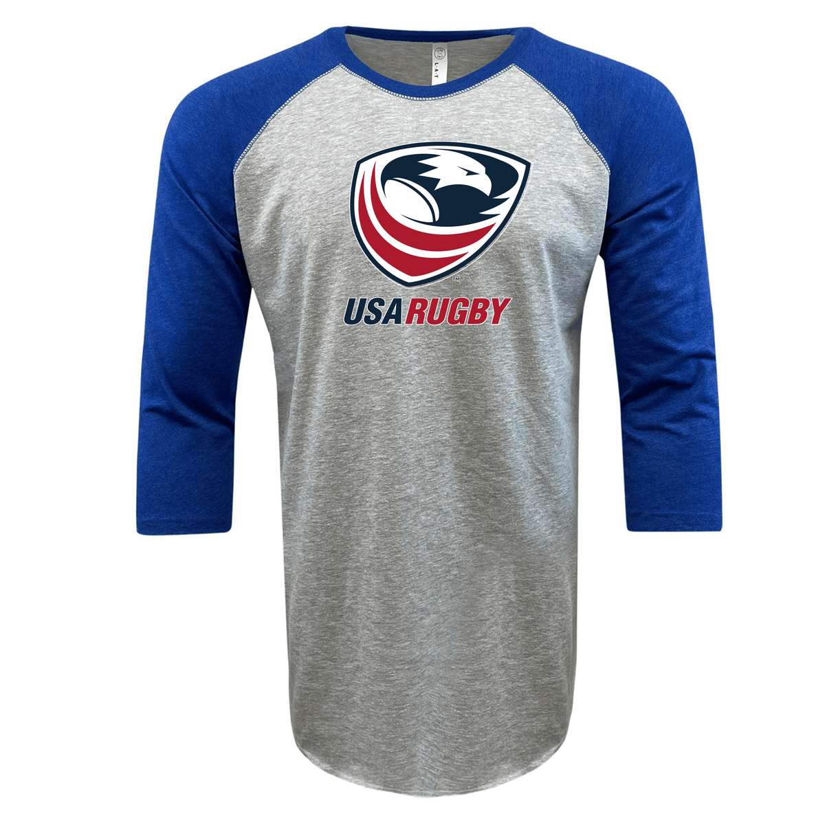 USA Rugby Crest Baseball 3/4 Sleeve T-shirt
