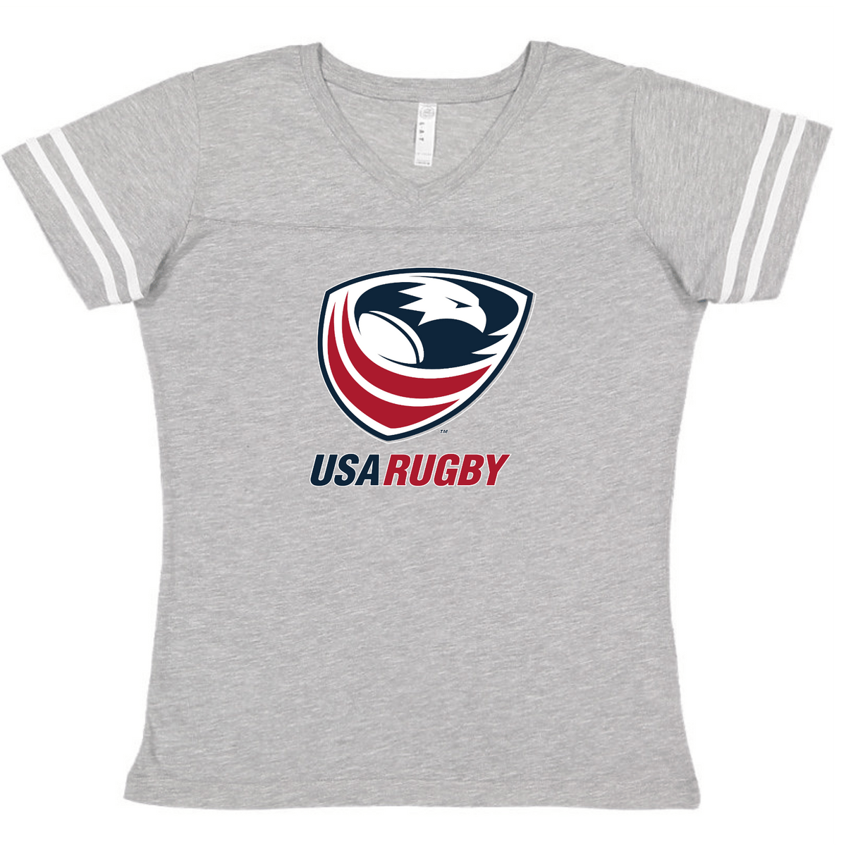 Women's USA Rugby Vintage V-Neck Tee