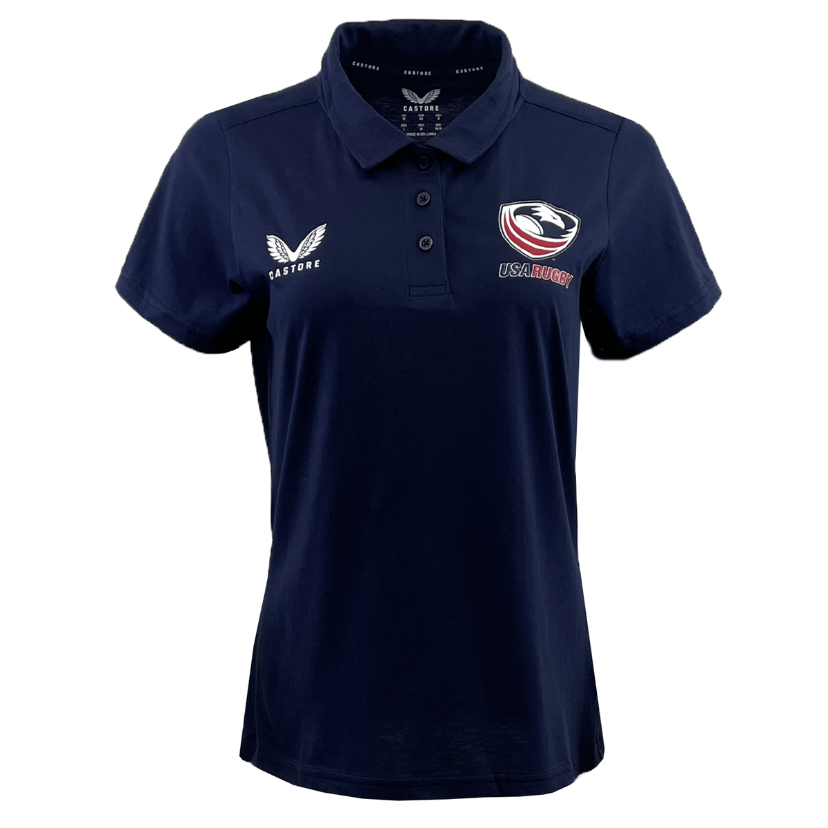 Women's USA Rugby Cotton Polo by Castore