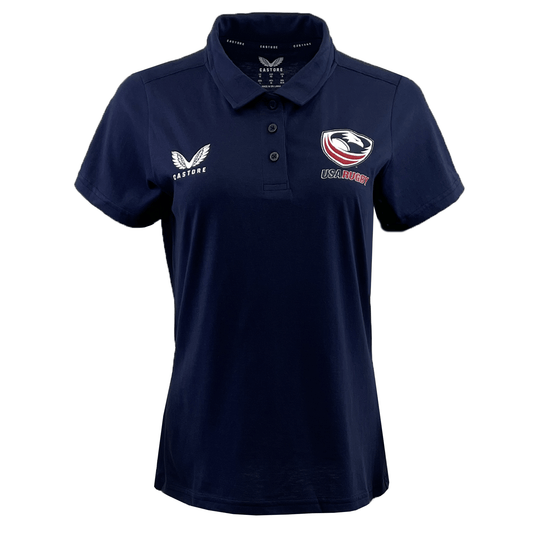 Women's USA Rugby Cotton Polo by Castore