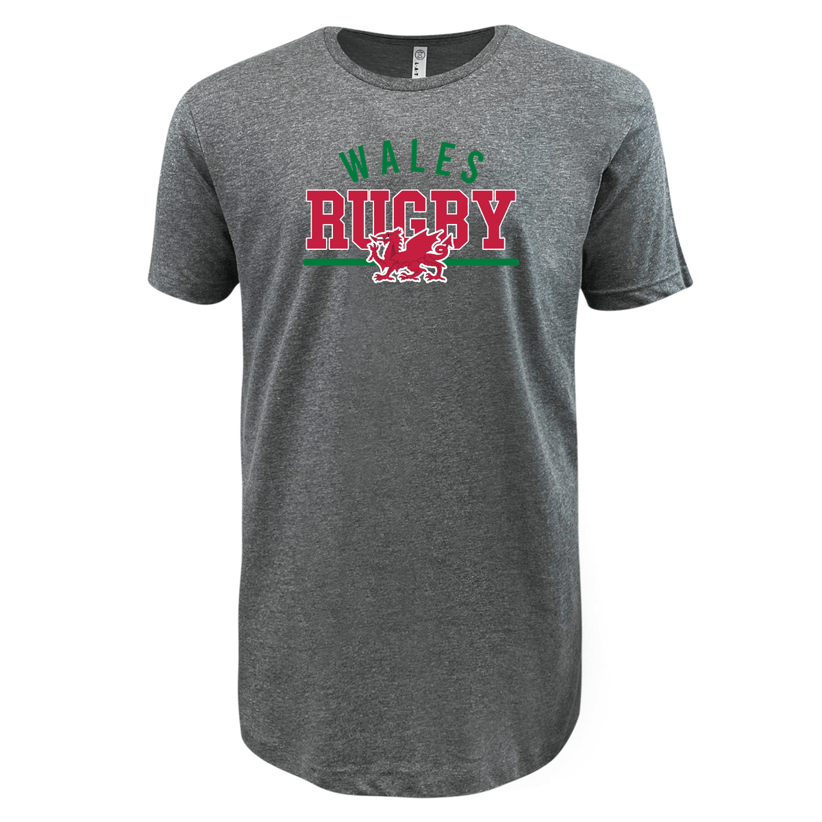 Nations of Rugby Wales Wordmark Supersoft Tee