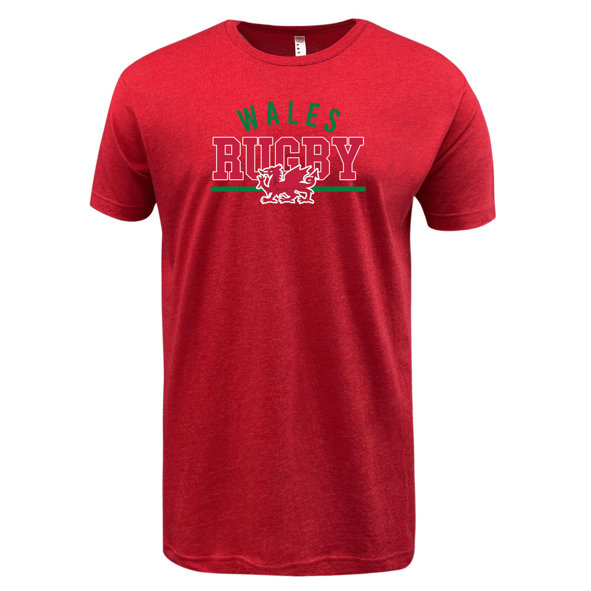 Nations of Rugby Wales Wordmark Supersoft Tee