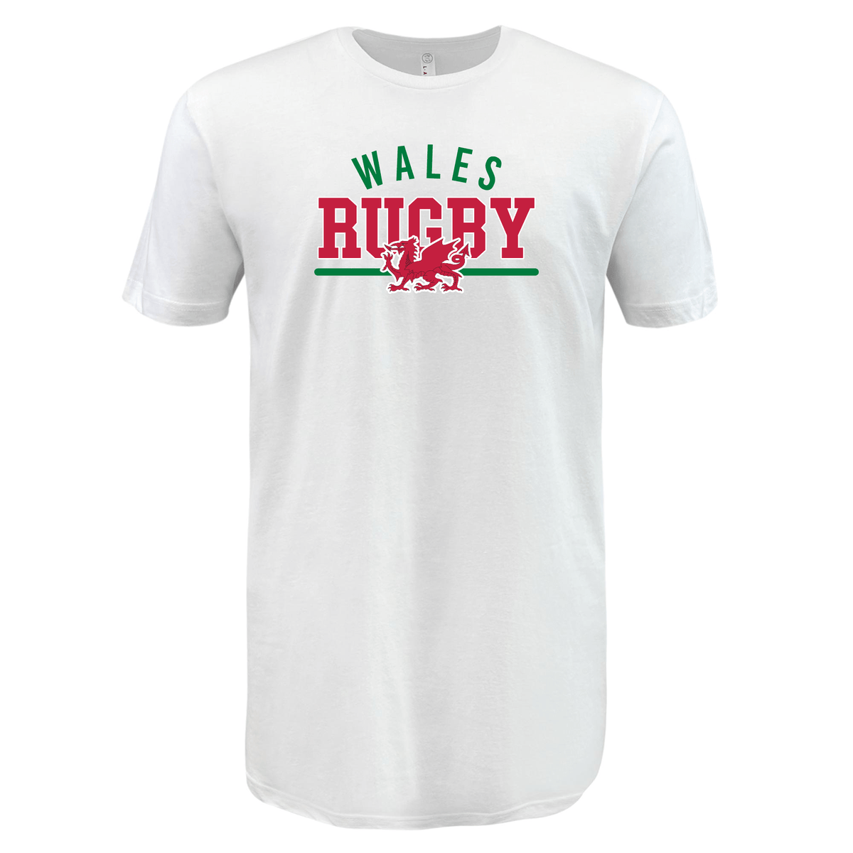 Nations of Rugby Wales Wordmark Supersoft Tee