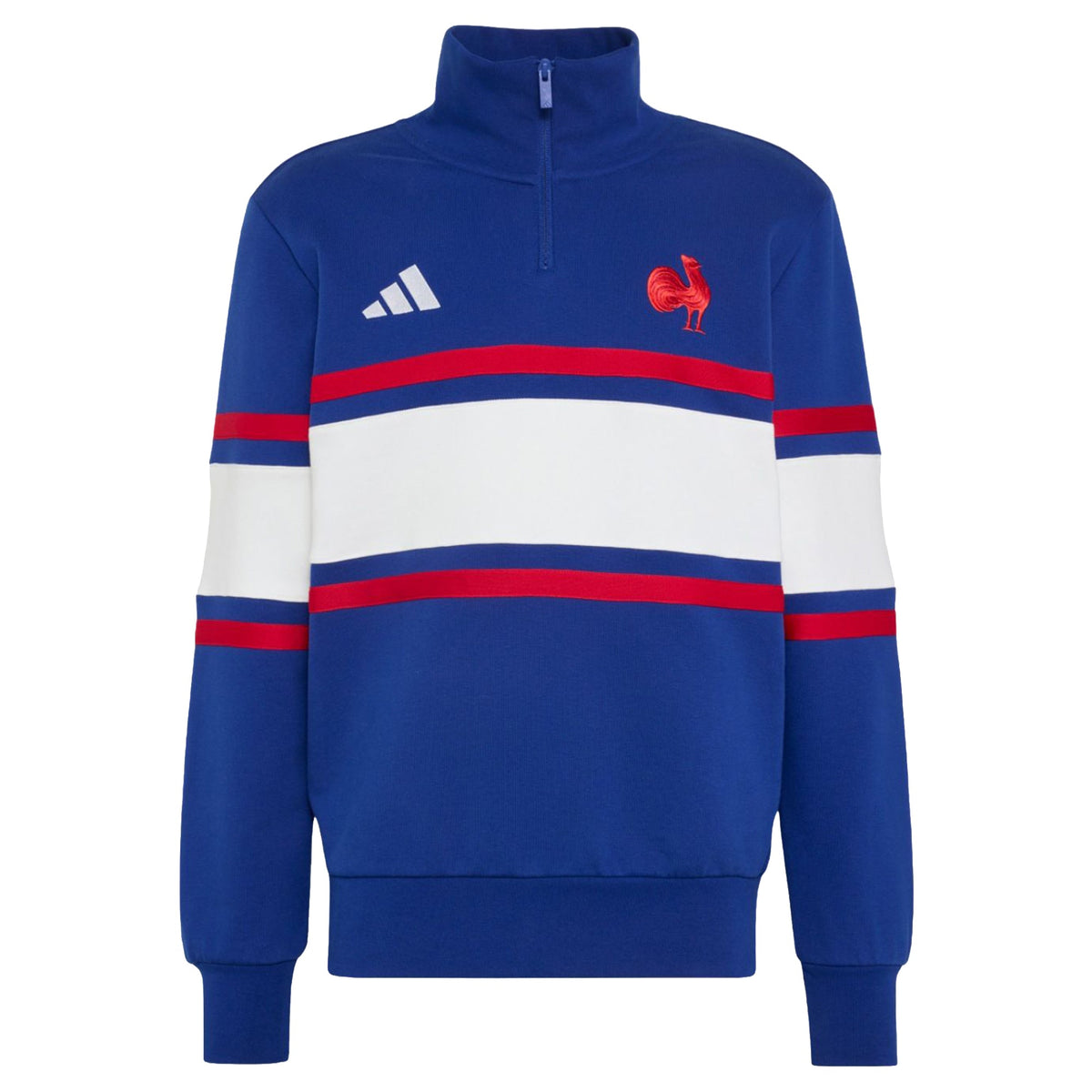 France FFR 26/27 Travel 1/4 Zip Sweatshirt by adidas