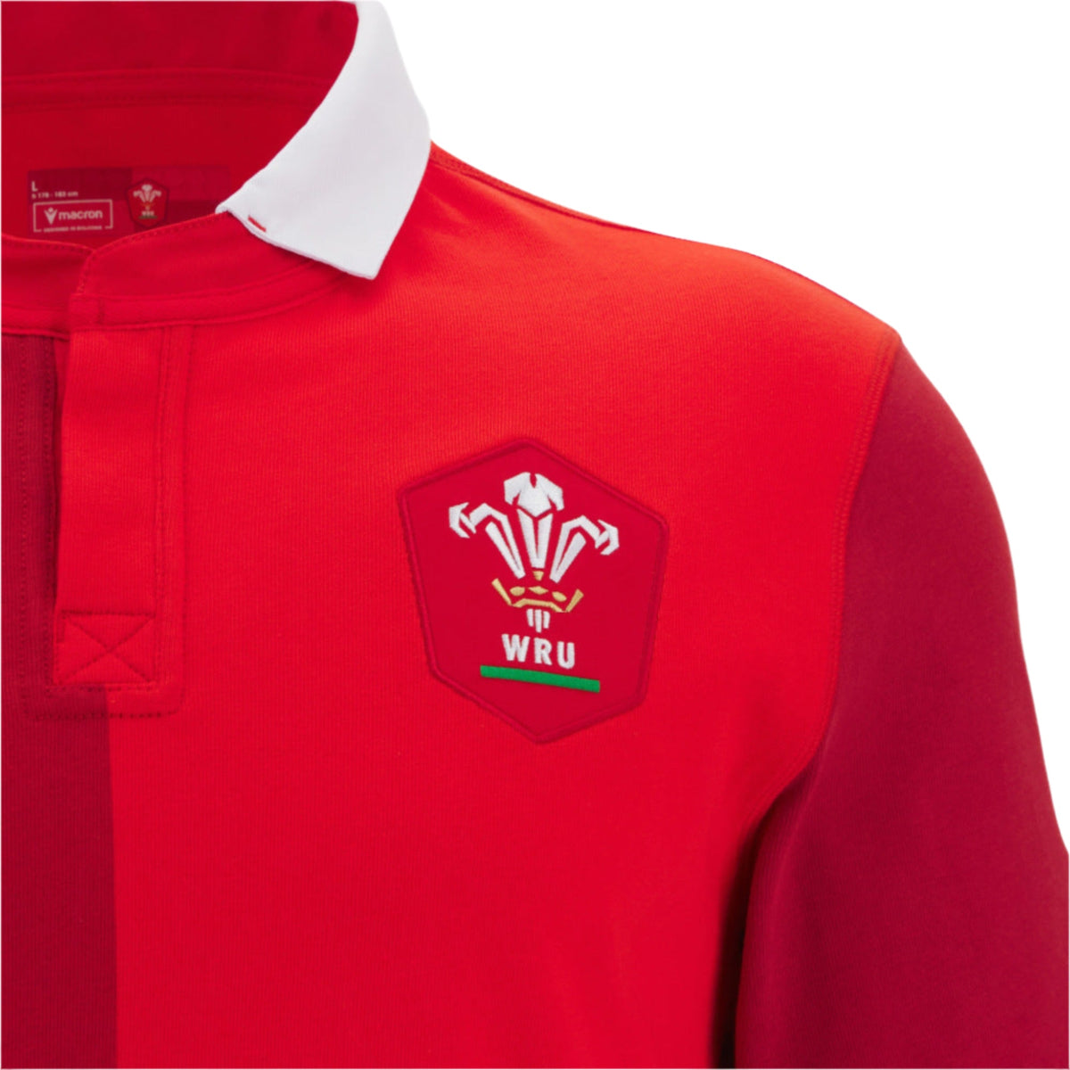 Wales 25/26 Replica Home Cotton Jersey by Macron