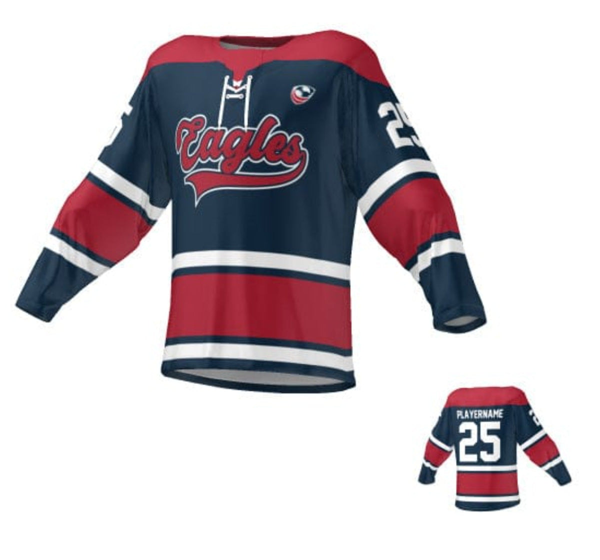 USA Rugby Classic Lace-Up Hockey Jersey