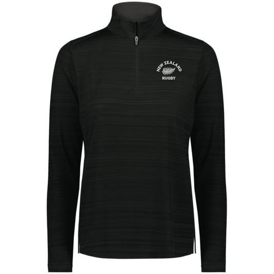 Women's Nations of Rugby New Zealand Pursuit 1/4 Zip Pullover